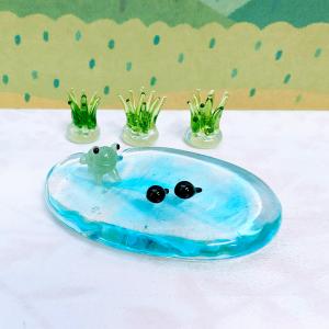 ガラス細工 オタマジャクシ(ミニミニ)2個セッ...の詳細画像2