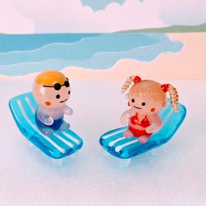 ガラス細工 女の子(水着)ミニチュア 雑貨 置...の詳細画像4