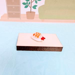 ガラス細工 お寿司えび(S) ミニチュア 雑貨...の詳細画像1
