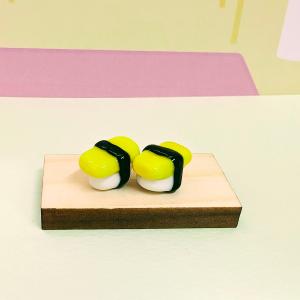 ガラス細工 お寿司たまご(S) ミニチュア 雑...の詳細画像2