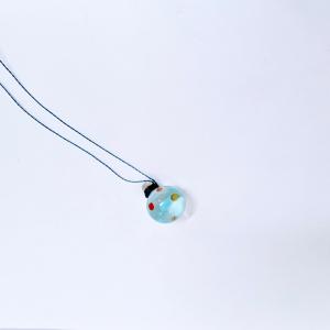 ガラス細工 ユリの花（2輪）ミニチュア 雑貨 置物 小物 花 : きたの