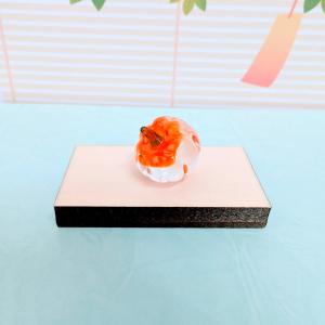 ガラス細工 ほおずき(M) クリア/オレンジ ミ...の商品画像