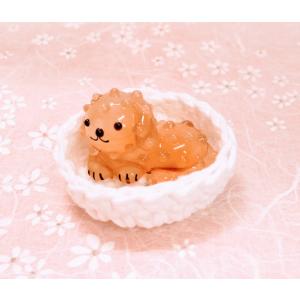 雪うさぎ ガラス細工 かわいい ミニチュア 置物 ゆきうさぎ Mサイズ
