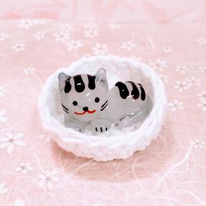 ガラス細工 リス（M) ミニチュア 置物 雑貨 小物 : きたのガラス工芸
