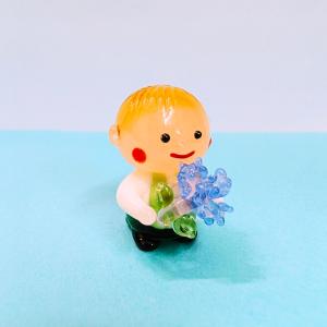 ラベンダー　ガラス細工 ガラス細工 ラベンダーミニステージ ミニチュア 雑貨 置物 小物 花