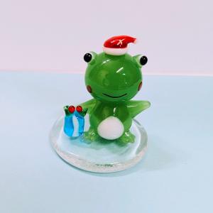 ガラス細工 丸台(クリア)ミニチュア 置物 デ...の詳細画像2