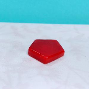 ガラス細工　五角台　ミニチュア　雑貨　置物　小物　合格　ディスプレイ