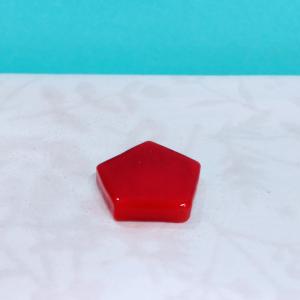 ガラス細工 五角台 ミニチュア 雑貨 置物 小...の詳細画像1