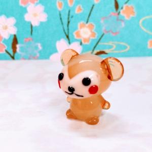 ガラス細工 門松（M) ミニチュア 雑貨 置物 小物 お正月 ディスプレイ