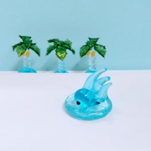 ガラス細工 オタマジャクシ（S) ミニチュア 置物 雑貨 小物 : きたの