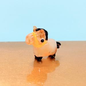 ゆりの花　ガラス細工　ミニチュア ガラス細工 ユリの花（2輪）ミニチュア 雑貨 置物 小物 花