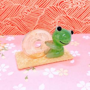 ガラス細工 ユリの花（2輪）ミニチュア 雑貨 置物 小物 花 : きたの