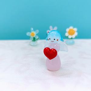 ガラス細工 ユリの花（S）ミニチュア 雑貨 置物 小物 花 : きたの