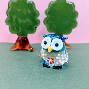 お月見　ガラス細工　ミニチュア Amazon.co.jp: ミニチュアガラス細工 お月見 うさぎ 月見団子 お