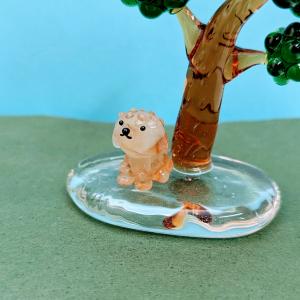 ガラス細工 シーズー（S）ミニチュア 置物 雑貨 犬 小物 動物 : きたの
