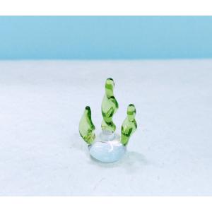 ガラス細工 水草(ミニ) ミニチュア 置物 雑貨...の商品画像