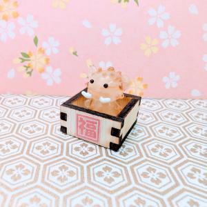 茶トラ　ガラス細工　ミニチュア 茶トラ ガラス細工 ミニチュア ガラス細工 茶トラネコ 横向き