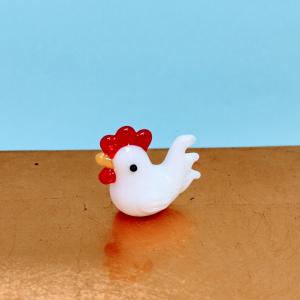 ガラス細工 ユリの花（S）ミニチュア 雑貨 置物 小物 花 : きたの