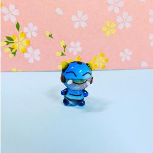 ガラス細工 福鬼(S) 青 ミニチュア 置物 ...の詳細画像1