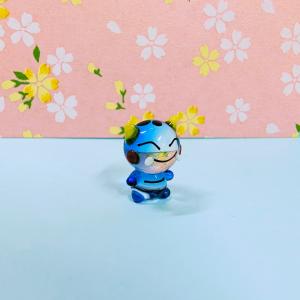 ガラス細工 福鬼(S) 青 ミニチュア 置物 ...の詳細画像2