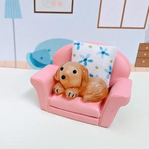 ガラス細工 トイプードル（S）ミニチュア 置物 雑貨 犬 小物 動物