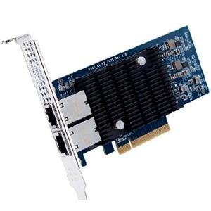 10Gb PCI-E ネットワークカード NIC Intel X540-T2 Dual RJ45 Copper Port Intel X540-BT2 コントローラー PCI-E X8 10G PCI Express LANアダプター Windows Ser