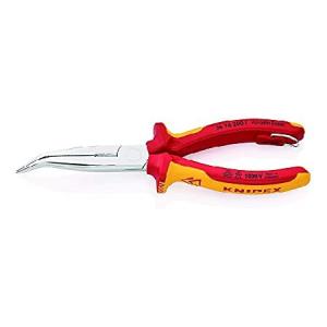 26 26 200 T Stork Beak Pliers with Tether Attachment Pt. Chrome Plated
