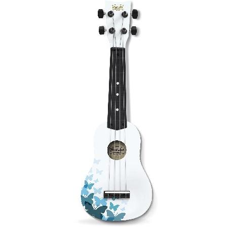 First Act, 4-String Ukulele, White Butterfly (FG41...