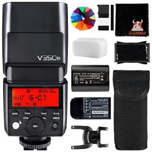 GODOX V350N TTL Flash 1/8000s High Speed Sync Camera Flash with Rechargeable Battery 500 Times Full Power Flash for Nikon D500 D3100 D3200 D3300 D3400