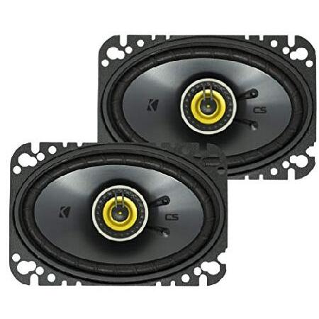 KICKER CSC46 CSシリーズ 4 x 6 150ワット 4オーム 2ウェイ カーオーディオ...