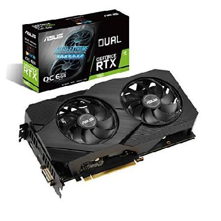 ASUS Dual GeForce RTX〓2060 グラフィクスボード OC/6G/DDR6/2....