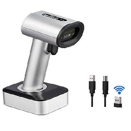 Alacrity 2D 1D Wireless Barcode Scanner with Displ...