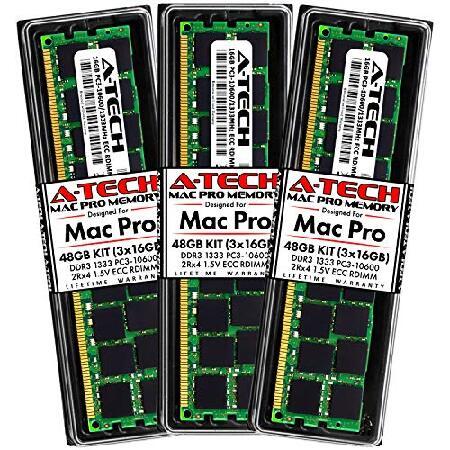 A-Tech 48GB Kit (3x16GB) ECC RDIMM Memory for Mac ...