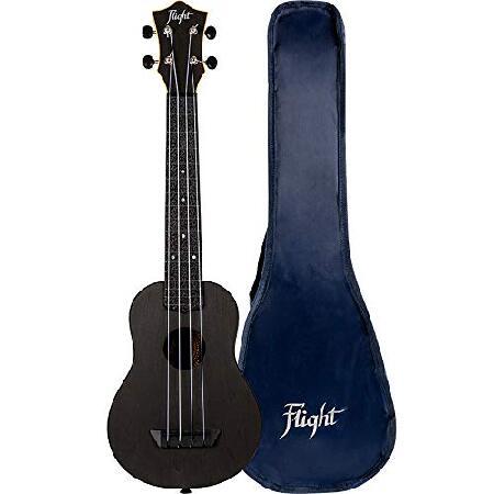 Flight, 4-String Concert Scale Ukulele, Black, Sop...