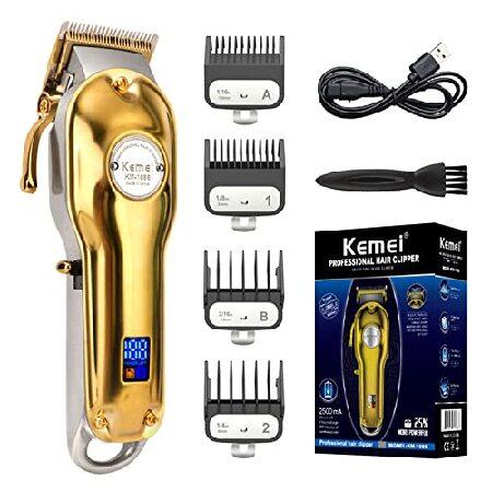 Kemei Golden Cordless Hair Clipper Professional Ha...