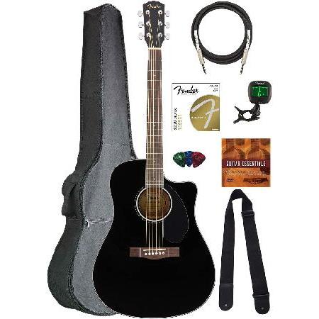 Fender CD-60SCE Solid Top Dreadnought Acoustic-Ele...