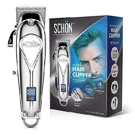 Schon Cordless Rechargeable Hair Clipper and Trimm...