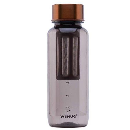 WEMUG フィルターインボトル【携帯用・軽量・高密閉】650ml 茶こし付き 水筒 Copper ...