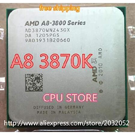 AMD A8-3870K A8 3870K A8 3870 FM1 3.0GHz 4MB 100W ...