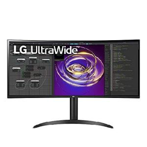 LG 34WP85C-B 34-inch Curved 21:9 UltraWide QHD (3440x1440) IPS Display with USB Type C (90W Power delivery), DCI-P3 95% Color Gamut with HDR 10 and Ti
