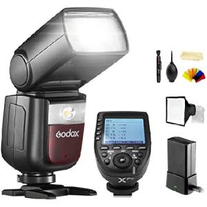 Godox V860III-N Camera Flash Speedlite, TTL HSS 2.4G 1/8000s GN60 5300K Modeling Light with Li-ion Battery Compatible for Nikon DSLR Cameras ＆ Godox