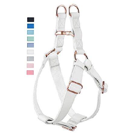 Soft Leather No Pull Dog Harness - Adjustable Step...