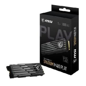 MSI SPATIUM M480 PCIe 4.0 NVMe M.2 1TB Play Internal SSD PCIe Gen4 NVMe (SPATIUM M480 PCIe 4.0 NVMe M.2 1TB Play)