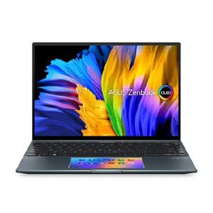 ASUS ZenBook 14X OLED Laptop, 14  2.8K 16:10 Touch Display, Intel Core i7-1260P CPU, NVIDIA GeForce MX550, 16GB RAM, 512GB SSD, Windows 11 Home, Pine｜bic-store