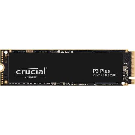 Crucial P3 Plus 2TB PCIe 4.0 3D NAND NVMe M.2 SSD,...