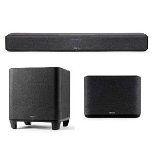 Denon Home Sound Bar 550-3D Sound, Dolby Atmos ＆ DTS:X, HEOS Built-in + Denon Home Subwoofer HEOS Built-in, ＆ 8