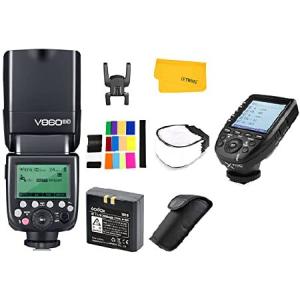 Godox V860II-C Camera Flash Speedlite,2.4G 1/8000s HSS Speedlight with Godox XPro-C TTL Wireless Flash Trigger for Canon Camera