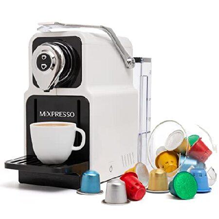 Mixpresso エスプレッソマシン ネスプレッソ互換カプセル用 シングルサーブコーヒーメーカー ...