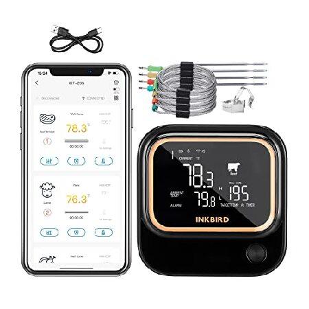 5GHz WiFi and Bluetooth 5.1 Meat Thermometer, Inkb...