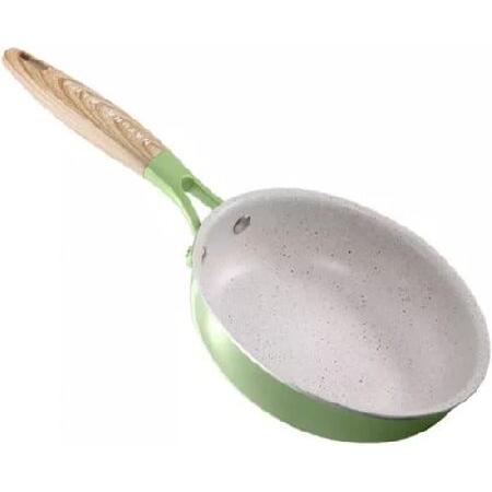 Soup Pot Non Stick Frying Pan with Wooden Handle C...